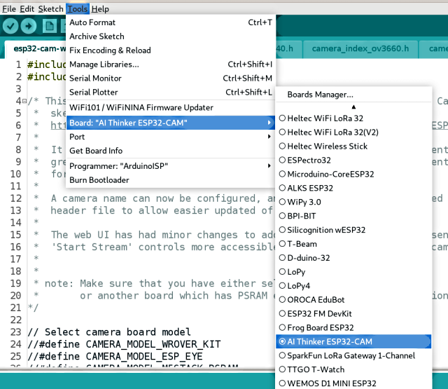 IDE board config